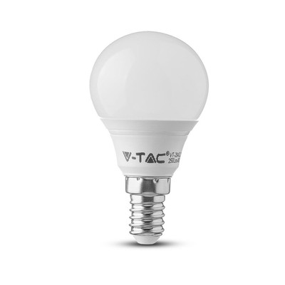 Billede af V-Tac 4W LED pære - P45, E14 - Dæmpbar : Ikke dæmpbar, Kulør : Varm