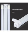 123cm T8 LED grundarmatur - Til 2x 120cm LED rør, IP20 indendørs