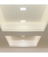 Restsalg: V-Tac 12W LED indbygningspanel - Hul: 15,5 x 15,5 cm, Mål: 17 x 17 cm, 230V