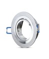 MR16 eller GU10 Downlight kit - Uden lyskilde, børstet aluminium, Hul: Ø7,5 cm, Mål: Ø9,1 cm