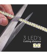 V-Tac 18W/m LED strip høj lumens - 5m, IP20, 240LED