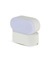 6W LED hvid væglampe - IP65 udendørs, Oval, roterbar 350 grader, inkl. lyskilde