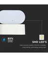 6W LED hvid væglampe - IP65 udendørs, Oval, roterbar 350 grader, inkl. lyskilde