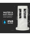V-Tac 10W LED havelampe - Hvid, 25 cm, IP65, 230V