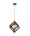 V-Tac geometrisk pendellampe - Guld farve, kvadrat, E27
