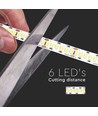 V-Tac 15W/m LED strip - Samsung LED chip, 10m, IP20, 24V, 240 LED pr. meter