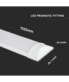 V-Tac 50W komplet LED armatur - Samsung LED chip, 150 cm, 230V