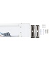150cm 50W komplet LED armatur - 6 års garanti, 120lm/W