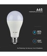 V-Tac 12W LED pære - Samsung LED chip, A65, E27
