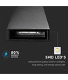 6W LED væglampe - IP65 udendørs, Sort, inkl. lyskilde