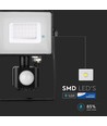 V-Tac 30W LED projektør med sensor - Samsung LED chip