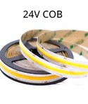 Enkeltfarvet LED strips 24V COB