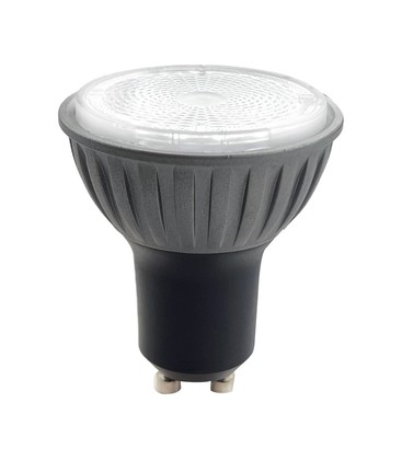 En kvalitets GU10 LED spotpære med fokus på robust konstruktion og lang levetid.